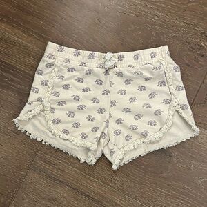 Children’s Cloth Shorts With Elephant Print
